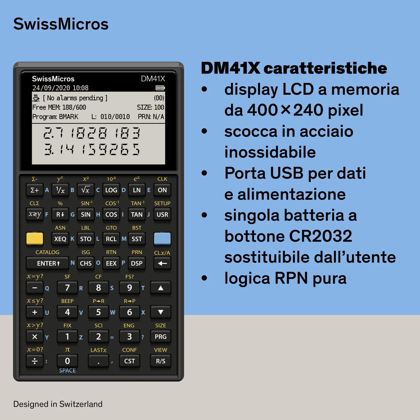 Calcolatrice del sistema DM41X