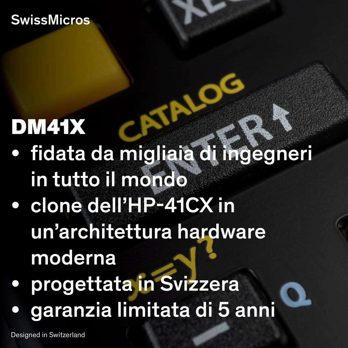 Calcolatrice del sistema DM41X