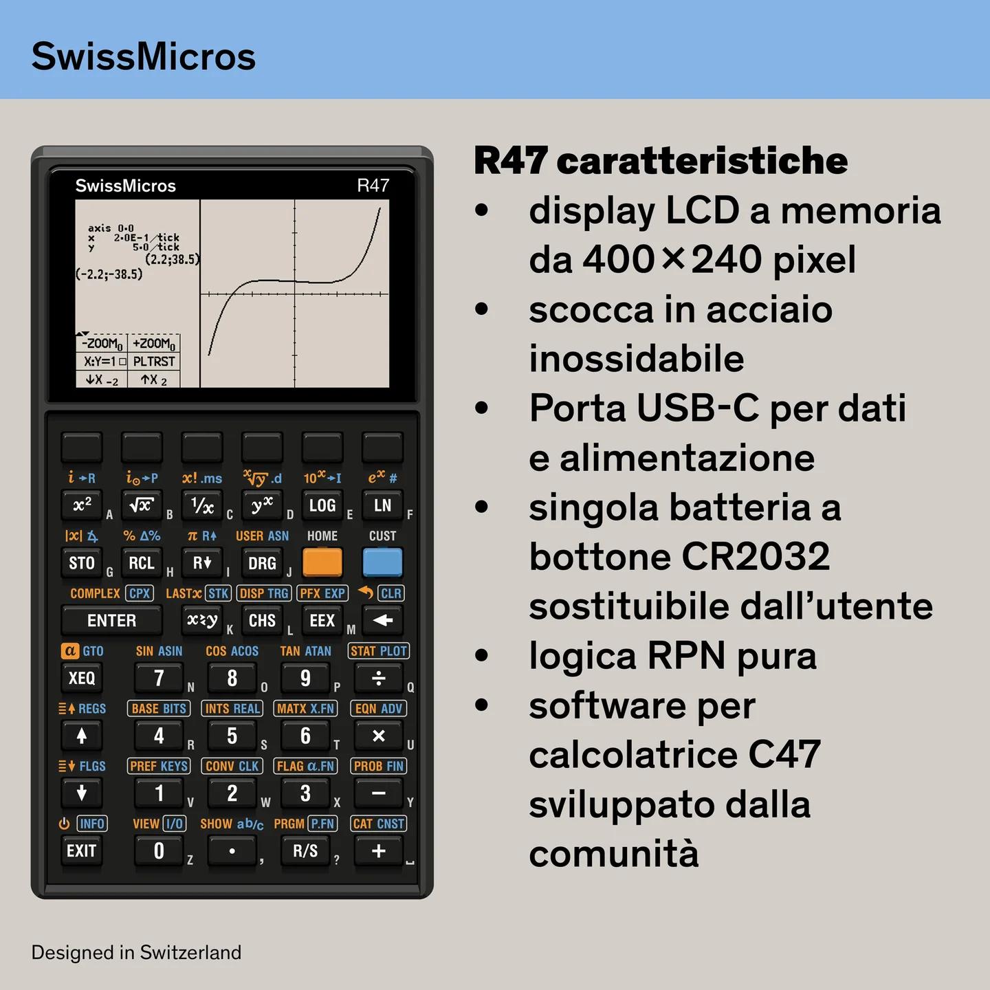 Calcolatrice scientifica R47