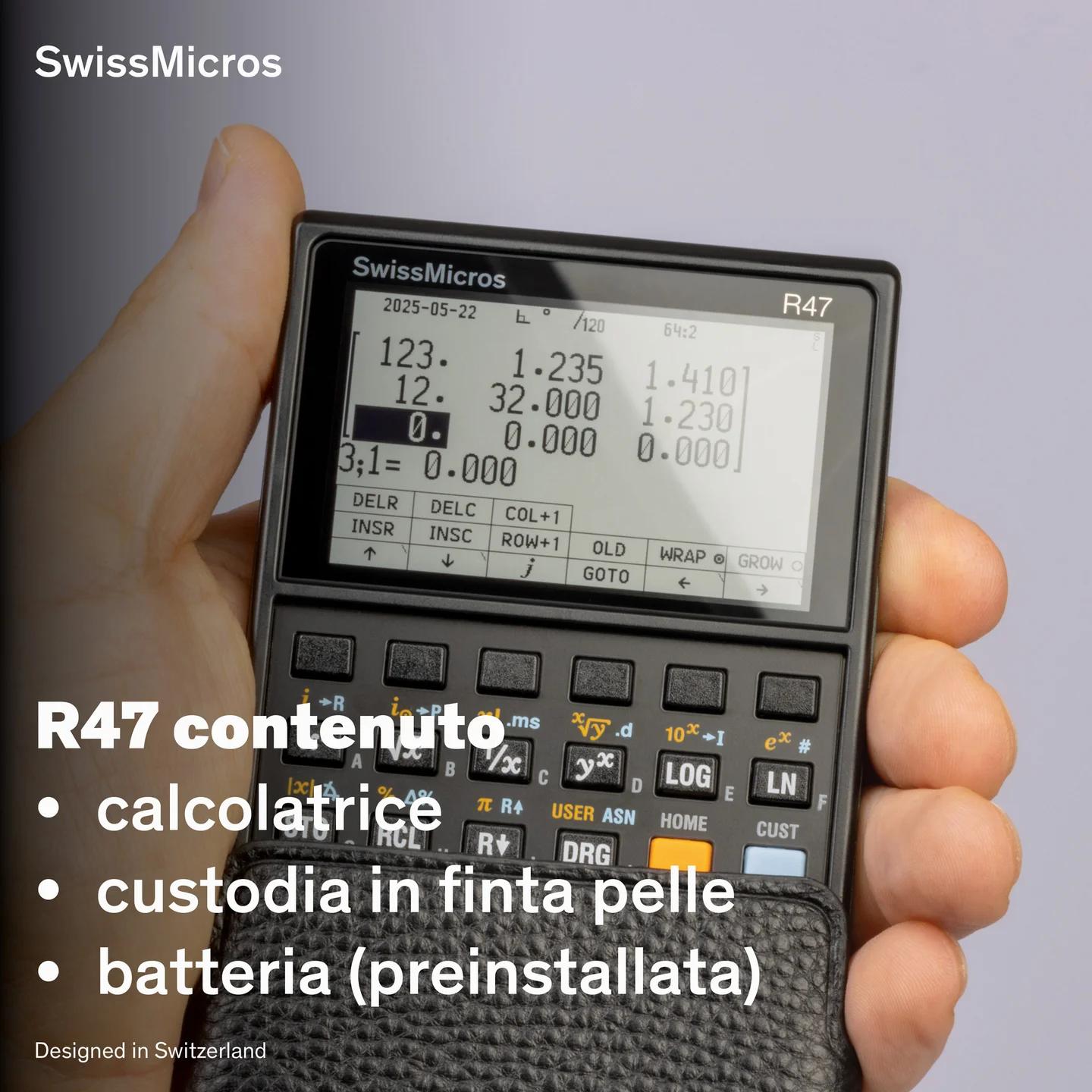 Calcolatrice scientifica R47